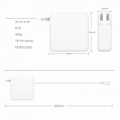 SẠC MACBOOK 87w chuẩn usb c